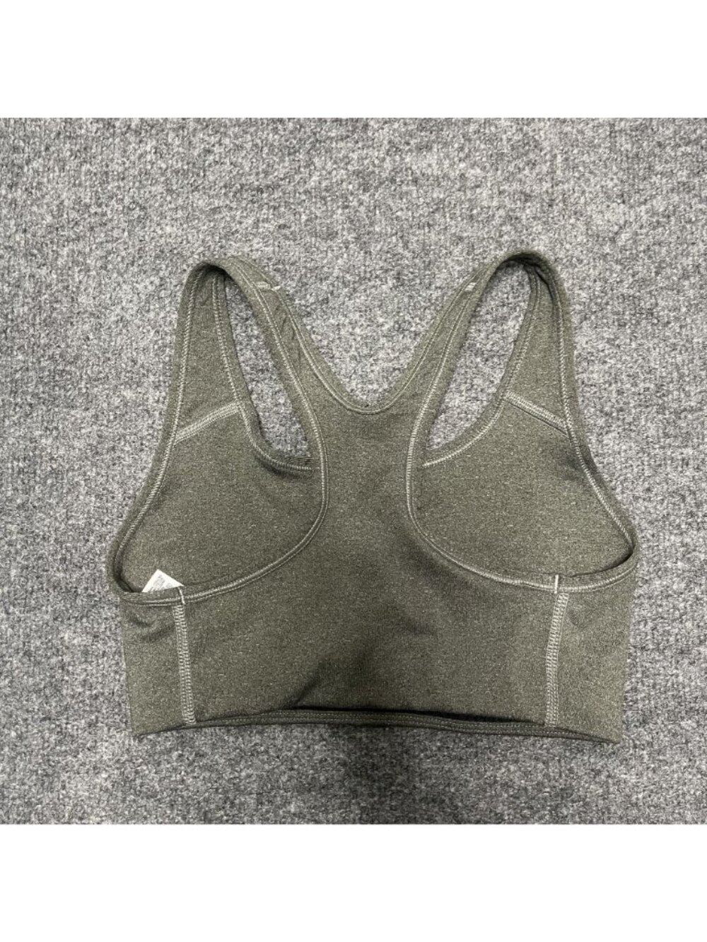 Nike Womens Gray Racerback Sports Bra Dri-Fit XS - Picture 2 of 5